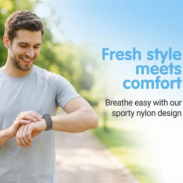 Alt view image 7 of 7 - Nylon Watch Bands Compatible with Fitbit Charge 6/Charge 5 3 Pack Hook and Loop Soft Lightweight Breathable Wristband Adjustable Sport Strap for Charge 6/5 Accessory Women Men