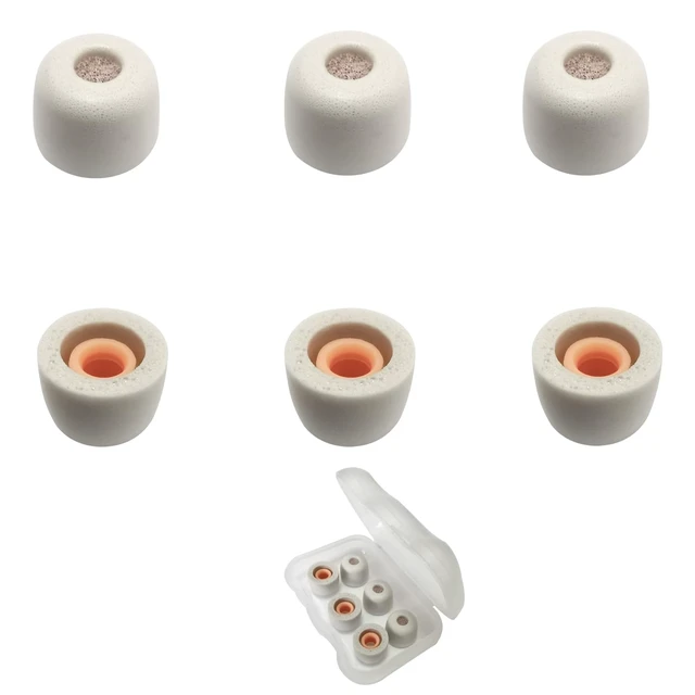 Main image of Small (S) Memory Foam Earbuds Tips Replacement For Small Ear Canals