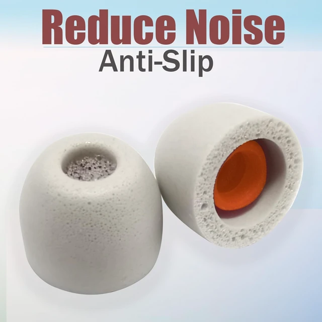 Alt view image 6 of 6 - Small (S) Memory Foam Earbuds Tips Replacement For Small Ear Canals