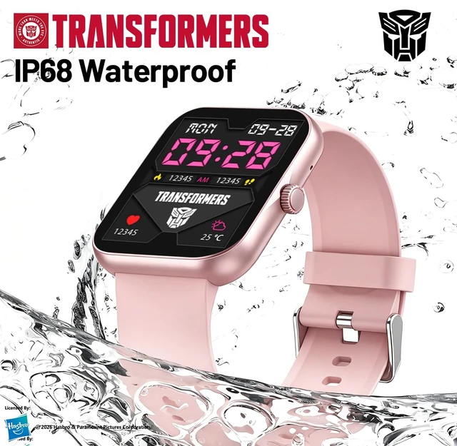 Alt view image 6 of 7 - Fitness Tracker Smartwatch, Kids Smartwatch IP68, Fucsia Smartwatch for Kids 1.83-inch HD, Voice Calls, Sleep Calories Sports Mode, Pedometer Bluetooth Music Message Notifications