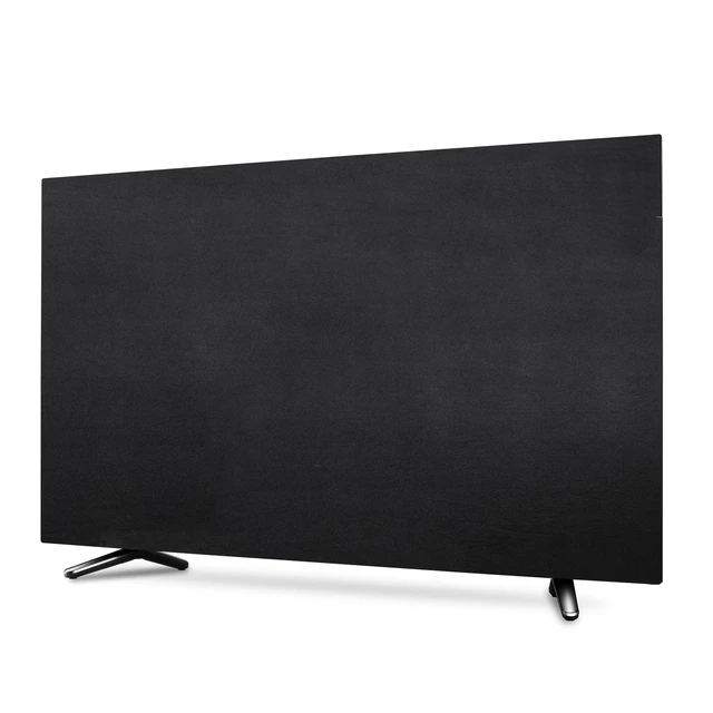 Alt view image 7 of 7 - Indoor TV & Computer Monitor Dust Cover, elastic fabric with adjustable size, Suitable for most brands of 24-30 inch flat or curved(Black, 24 - 30 inches)
