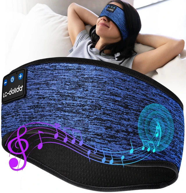 Main image of Sleep Headphones Wireless Bluetooth Headbands, Women Sports Earphones Sweat Head Bands, Over-Ear Headphones Headbands for Women's Hair Ultra-Thin Perfect for Side Sleepers Workout Yoga
