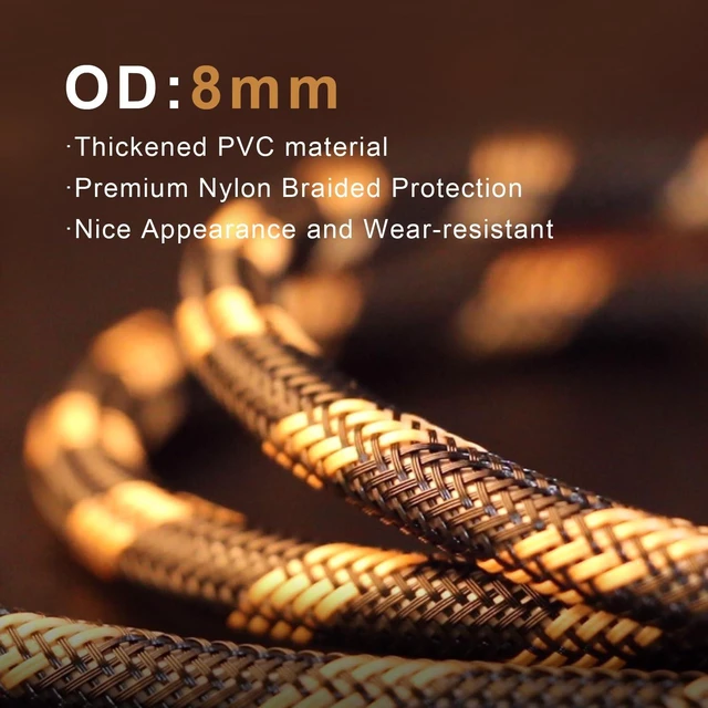 Alt view image 7 of 7 - Single XLR Male to RCA Male Cable, BG Series Ultra-high Purity Copper Audio Cable 9.8ft/3M (1 Cable)