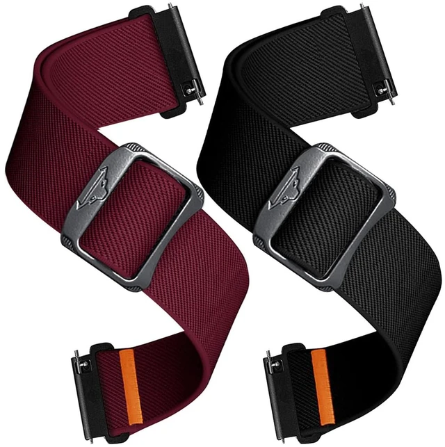 Main image of Stretchy Bands Compatible for Pavlok Shock Clock 3, Shock Clock MAX Fitness Tracker, Soft Breathable Nylon Strap Adjustable Wristband for Women&Men