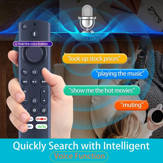 Alt view image 6 of 7 - CT-95018 Replacement Remote Control for Toshiba/Insignia/Pioneer LED TV for model4K LED Smart TV 43V35KU 40C350KU 43C350KU 50C350KU 55C350KU NS-24F202NA22 NS-42F201NA22 NS-55F301NA22 NS-70F501NA22