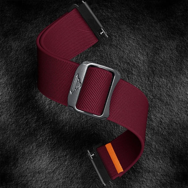 Alt view image 3 of 3 - Stretchy Bands Compatible for Pavlok Shock Clock 3, Shock Clock MAX Fitness Tracker, Soft Breathable Nylon Strap Adjustable Wristband for Women&Men