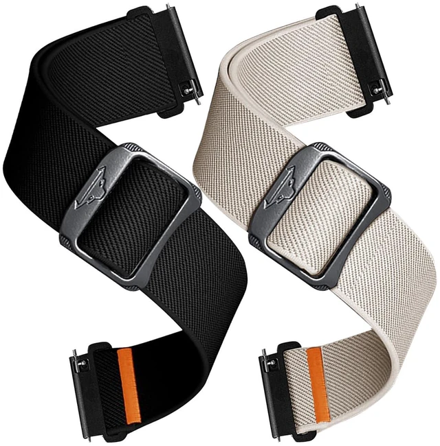 Main image of Stretchy Bands Compatible for Pavlok Shock Clock 3, Shock Clock MAX Fitness Tracker, Soft Breathable Nylon Strap Adjustable Wristband for Women&Men