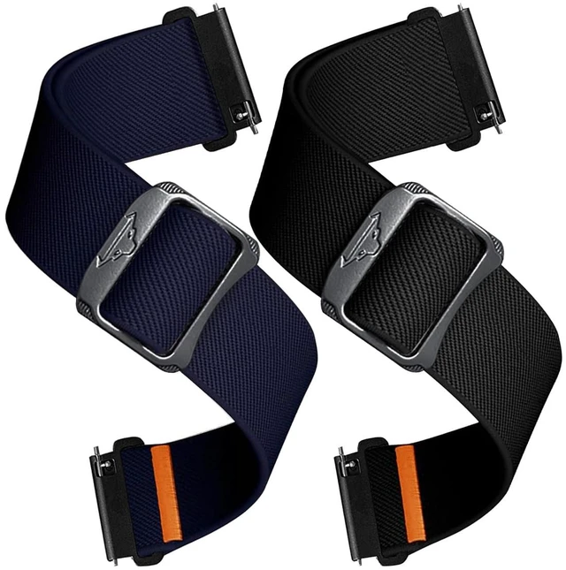 Main image of Stretchy Bands Compatible for Pavlok Shock Clock 3, Shock Clock MAX Fitness Tracker, Soft Breathable Nylon Strap Adjustable Wristband for Women&Men