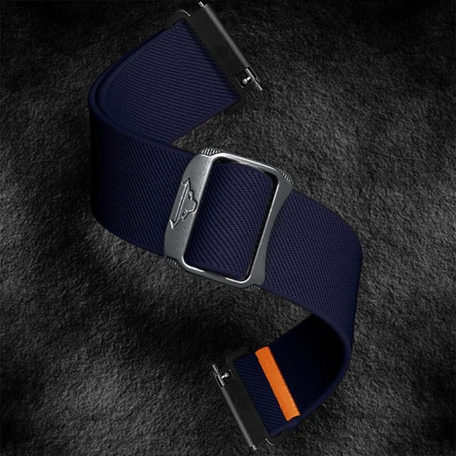 Alt view image 3 of 3 - Stretchy Bands Compatible for Pavlok Shock Clock 3, Shock Clock MAX Fitness Tracker, Soft Breathable Nylon Strap Adjustable Wristband for Women&Men