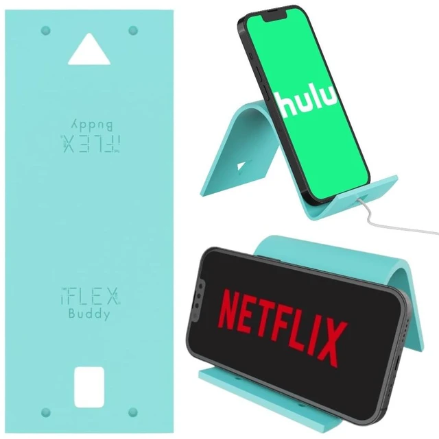 Main image of Buddy Cell Phone and Tablet Stand Companion - Ideal for Air Travel, Work, and Home Use - Flexible Holder for All Mobile Devices - The Ultimate iPhone Cell Phone Stand Solution