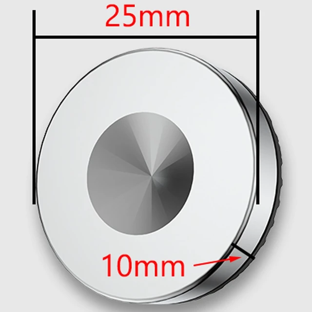 Alt view image 5 of 6 - HiFi Speaker Stand Feet Pads, 25x10mm, Stainless Steel Speaker Isolation Feet for DVD/Amplifier/Turntables/Subwoofer