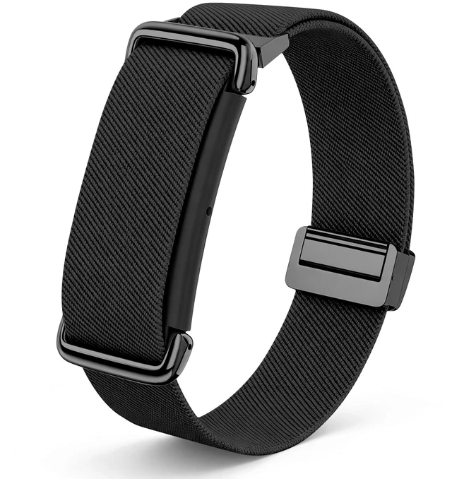 Main image of Magnetic Sport Nylon Band Compatible with Google Fitbit Air Active Band Magnetic Clasp Soft Stretchy Nylon Band for Women MenAdjustable Breathable Wristband Ultra-thin & Lightweight Replacement