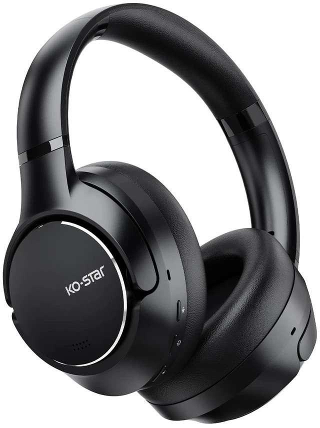 Main image of Wireless Hybrid Active Noise Cancelling Headphones, HiFi Over Ear Headsets Hi-Res Audio, Bluetooth 6.0, 60H Playtime, ANC, Spatial Audio, Head-tracking, Foldable, App, Travel, Work, Home, Gaming