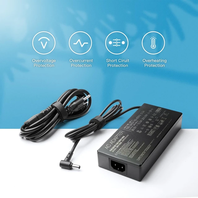 Alt view image 5 of 6 - 200W Charger Fit for ASUS ROG Zephyrus G15 GA503 ADP-200JB D Asus Charger for Asus ROG Zephyrus G14 GA402 G15 GA503Q GA503QM GA503QR GA503QS GA503RM,TUF F15 FX516 & F17 FX716 Gaming Laptop