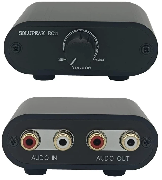 Alt view image 2 of 7 - RCA Audio Volume Controller, line Volume Control Box, Mini attenuator knob -RC11