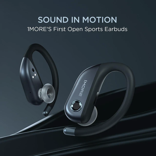 Alt view image 2 of 7 - S50 Fit Open Earbuds, Open-Ear Wireless Bluetooth Headphones Bluetooth 5.3 with 4 Microphone, Light Earbuds with Earhooks for Sports Running, IPX7 38H-Playtime, Preset EQ Via App (Gray)