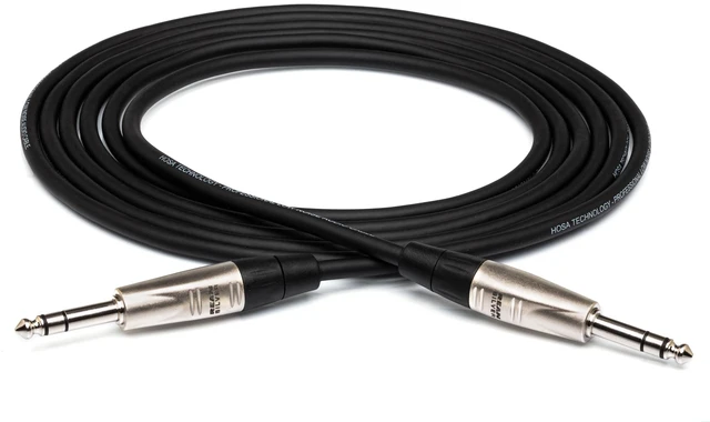 Main image of Pro HSS-050 Balanced Interconnect, REAN 1/4 Inches TRS to Same, 50 Feet