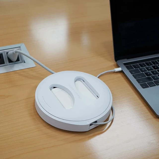Alt view image 7 of 7 - Cord Winder for MacBook Charger Organizer, Cable Reel for MacBook Chargers, Travel Mac Charging Case 85W, 87W, 96W USB-C & MagSafe, Apple Pro & Air Power Cord Storage, Extra Large