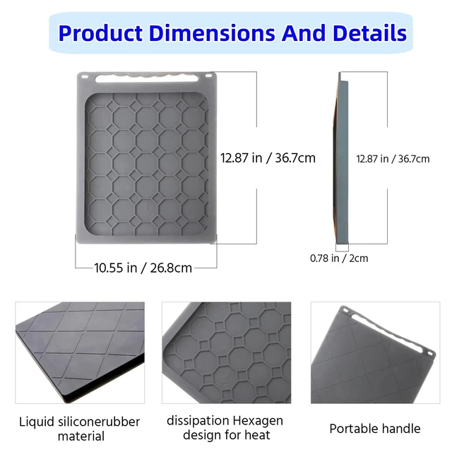 Alt view image 7 of 7 - Protective Cover Case Compatible with Starlink Mini, Waterproof Silicone Satellite Dish Mini Accessories Against Rocks, Sand & Hail, Portable for Outdoor Camping Prot