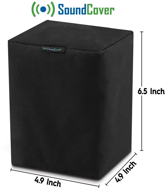 Alt view image 3 of 7 - Single Black Outdoor Speaker Cover for Sonos Play:1 / One/One SL 600D Waterproof Dust & UV Protection Fits Wall-Mounted Speakers by
