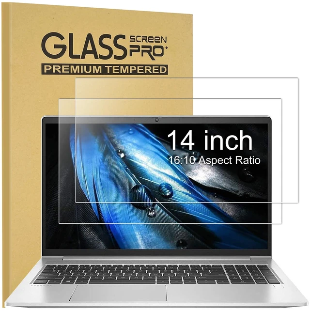 Main image of 2-Pack 14-Inch 16:10 Tempered Glass Screen Protector for 14" HP/Dell/ASUS/Samsung/Lenovo/Acer/LG etc 14" 16:10 Laptop,(301 x 188mm,W x H)- Ultra Clear, Anti Scratch, Bubble Free