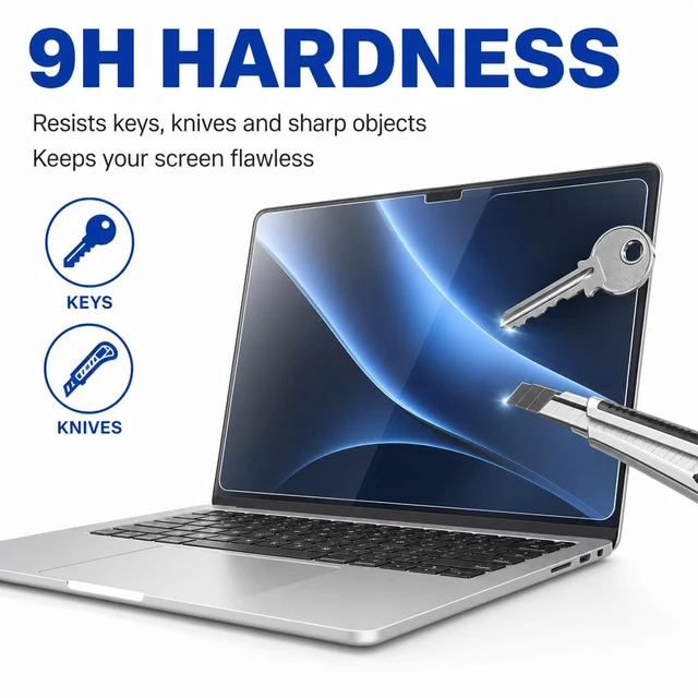 Alt view image 4 of 7 - 2 Pack 9H Hardness Tempered Glass Screen Protector for ASUS ROG Flow Z13 GZ302 (13.4" Laptop Tablet) Anti-Scratch, Ultra-Durable, Precision Fit (2025-2026 Model Exclusive)