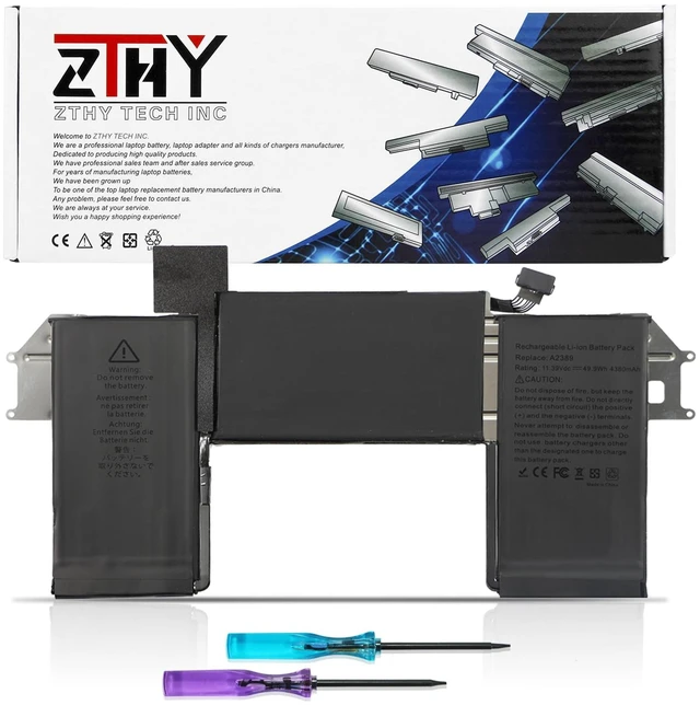 Main image of 49.9Wh A2389 A2337 Laptop Battery Replacement for MacBook Air 13 Inch A2337 MGN53 MGN63 MGN83 MGN93 MGN73 MGN53LL/A MGN63LL/A MGN73LL/A MGN83LL/A MGN93LL/A MGNA3LL/A MGND3LL/A EMC 3598 11.39V