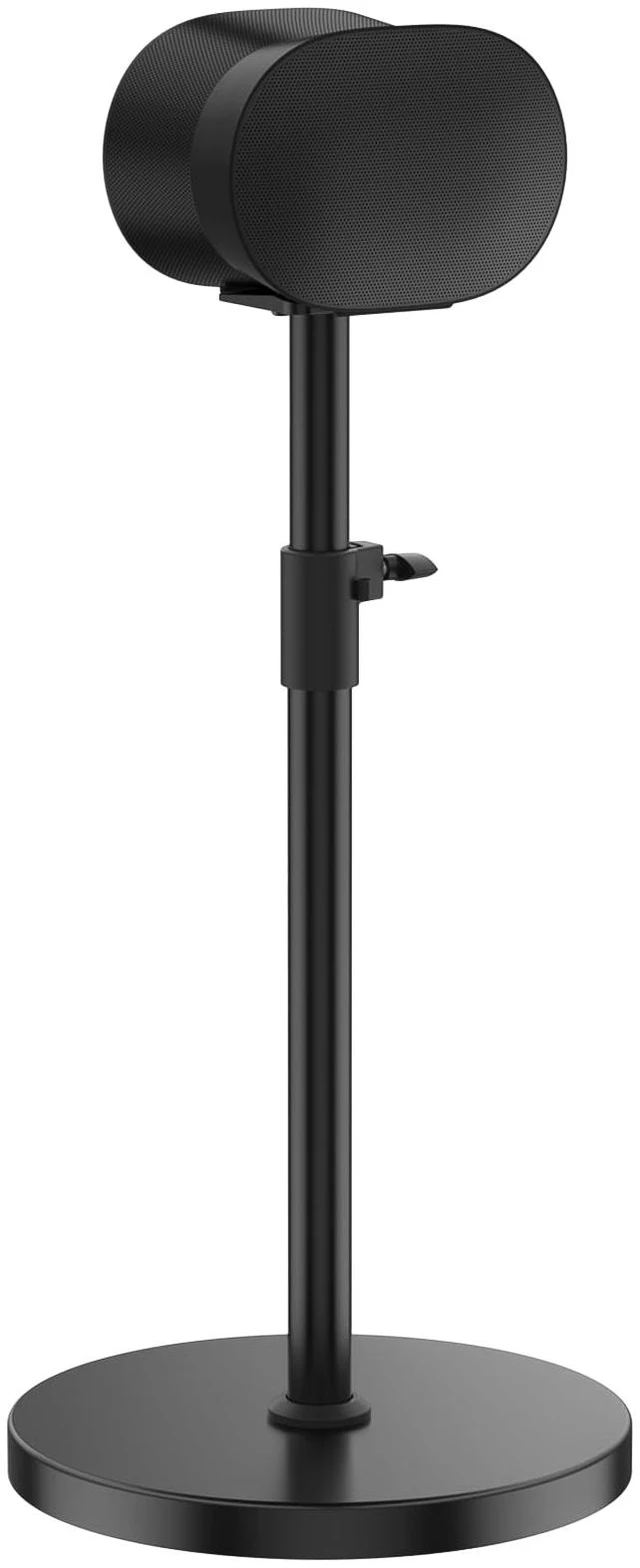 Main image of Heavy-Duty Speaker Stand for Sonos Era 300 Stand Black with Cable Management - Height Adjustable from 33.4" to 40.5" - Surround Sound Speaker Stands for Sonos Era 300 Speaker Stand, 1 Pack