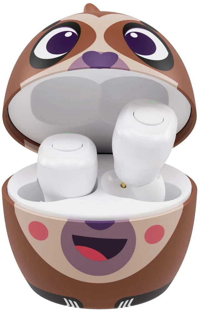 Main image of Kids Wireless Earbuds, Bluetooth Headphones, Small Sloth Charge Case