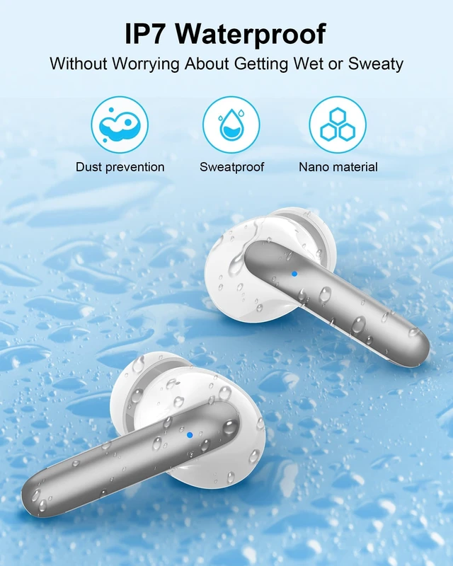Alt view image 6 of 7 - iPhone 18Pro Wireless Ear Buds Bluetooth Headphones for Apple iPhone 17e/17 Pro/17 Pro Max/17e/16e/16/16 Pro/18 Pro Max/15/15 Pro, Earbuds Samsung Galaxy S26 Oneplus Pixel 11 Earphones