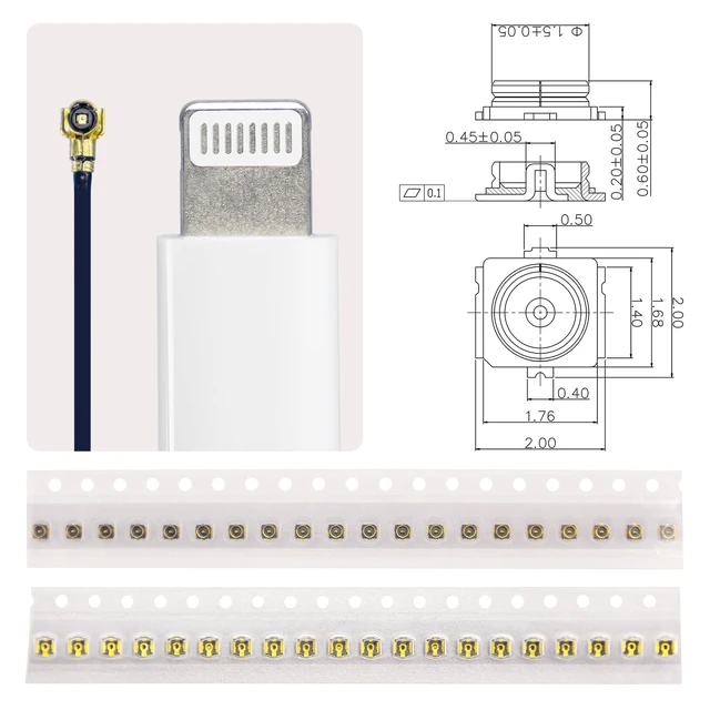 Alt view image 2 of 7 - 5pcs 6inch(15cm) SMA Female to U.fl/IPX Extension Cable SMA Female Jack Bulkhead to IPX MHF4 Pigtail WiFi Antenna Extension 0.81mm IPX Pigtail Coaxial Cable (Pack of 2)