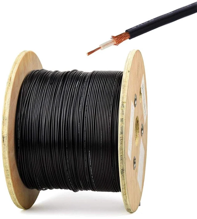 Main image of RG174 Coaxial Cable 33ft 10M Thin Flexible RG174 Coax Cable 50 Ohm Black RG-174 coax wire Mini Attach BNC SMA Fakra Connectors Cable for Radio Cable Or DIY Antenna