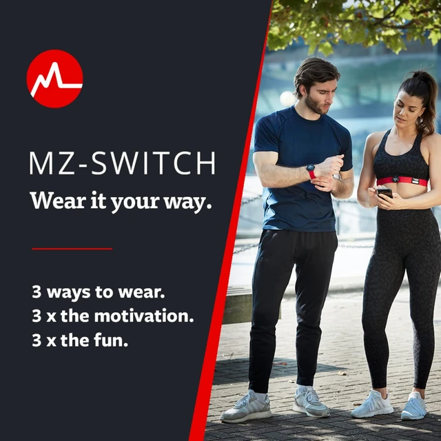 Alt view image 5 of 6 - MZ-Switch Replacement Arm & Wrist Straps - Orange - Vibrant, Adjustable & Comfortable Replacement Fitness Band for the MZ-Switch