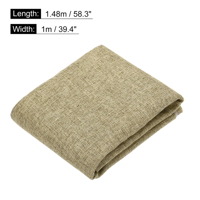 Alt view image 2 of 5 - Camel Speaker Grill Cloth 40"x58" Stereo Box Fabric Protective Dustproof Mesh Breathable Replacement Cover for Home Stage Speakers,Media Cabinet,KTV Box(1x1.48m)