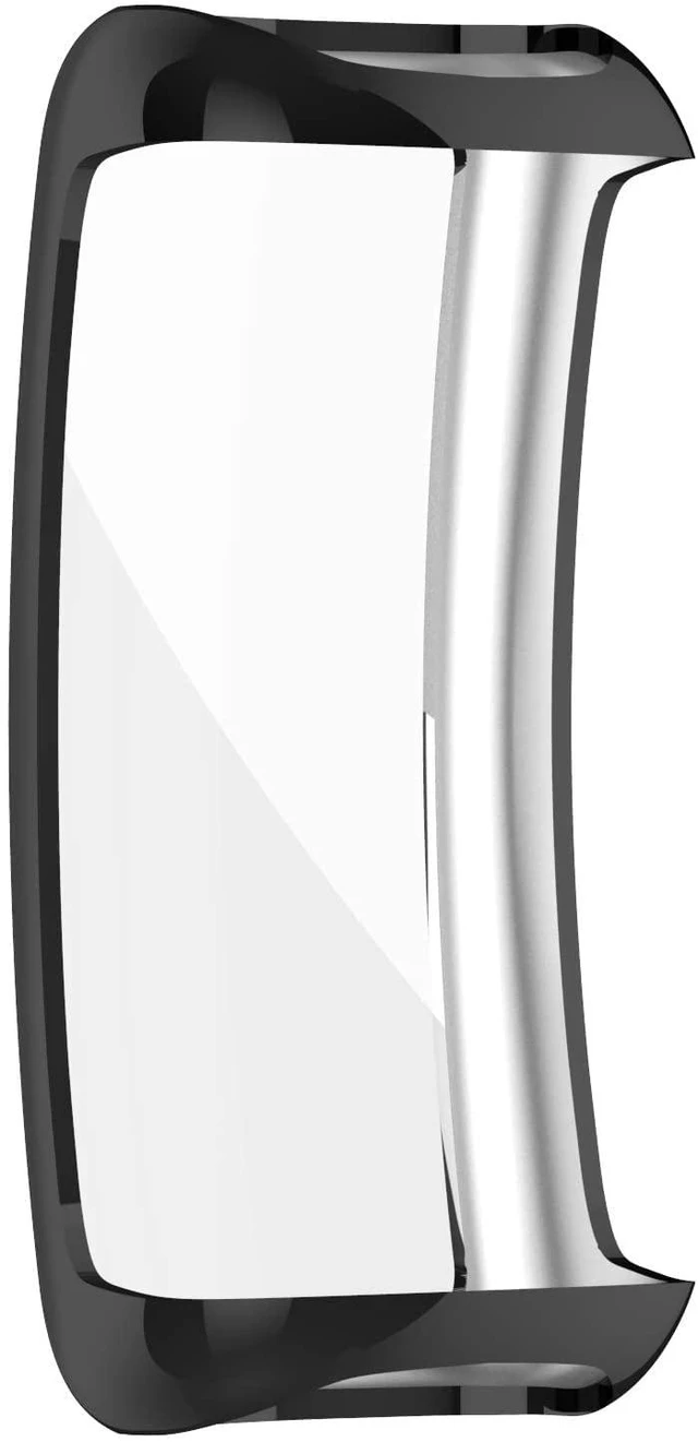 Alt view image 7 of 7 - 3X Case Compatible for Fitbit Inspire 2/Inspire 3 Full Coverage Screen Protector Soft TPU Plated Bumper Shell Protective Cover for Inspire 3/Inspire 2 (Silver+Black+Rose Gold)