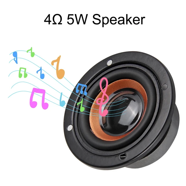 Alt view image 3 of 6 - 4Pack 2" 63mm 4 Ohm 5W Full Range Stereo Woofer Loudspeaker 2inch, Audio Speaker Replacement for Arduino Projects & DIY Electronics