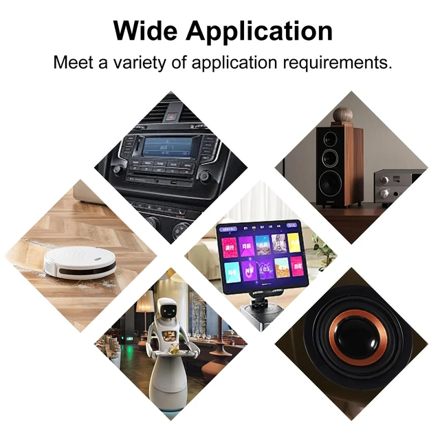 Alt view image 6 of 6 - 4Pack 2" 63mm 4 Ohm 5W Full Range Stereo Woofer Loudspeaker 2inch, Audio Speaker Replacement for Arduino Projects & DIY Electronics