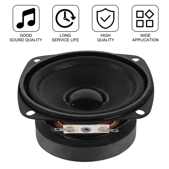 Alt view image 2 of 6 - 2Pcs 3" 4 Ohm 20W Full Range Woofer Speaker 77mm 3inch Stereo udio Sound Home Theater Loudspeaker for DIY Audio Projects and Replacement