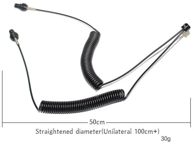Alt view image 5 of 7 - Diving Flash Multi-core Fiber Optic Cable Ball Head for Camera Housing Sea&sea Ys D2 YSD3 Inon S-2000 Z330 Strobe Flashlight Optic Coiled Cord