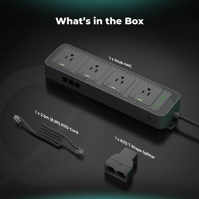 Alt view image 7 of 7 - iHub-4AC 4 Outlet Expansion Module for Grow Room Automation Expand your iControl Controller to centralize and scale multi-zone grow room devices via smart environmental automation