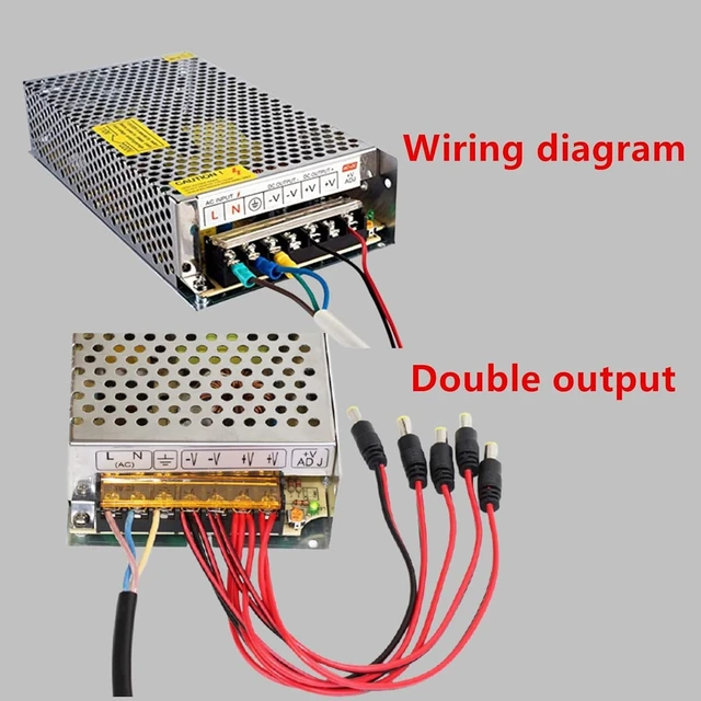 Alt view image 3 of 6 - AC 110/120 to DC 12V 10A 120W Power Supply, Universal Switching Transformer Adapter for Raspberry PI Models, CCTV, Radio, Computer Project, LED Strips Pixel Lights