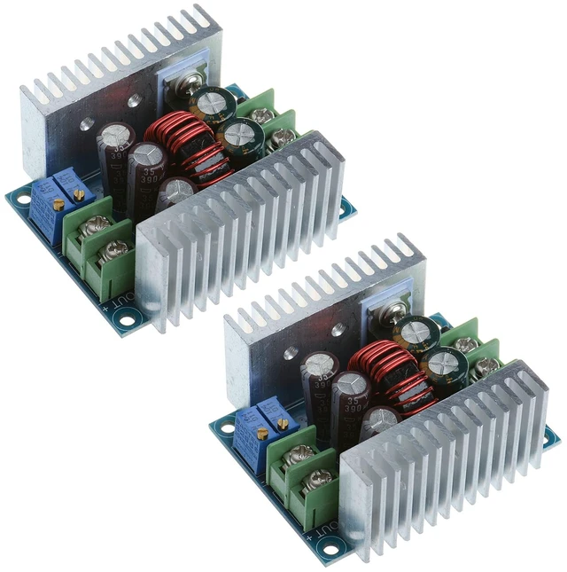 Main image of 2PCS CC CV DC 6-40V to 1.2-36V Buck Converter20A 300W Constant Current, Adjustable Step Down Voltage Regulator, Power Supply Module, with Short Circuit Protection Function