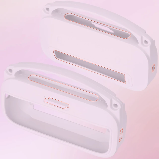 Alt view image 3 of 7 - 2nd Gen Silicone Cover Compatible with Bose SoundLink Flex 2nd Gen/SoundLink Flex Portable Speaker (Petal Pink Cover)