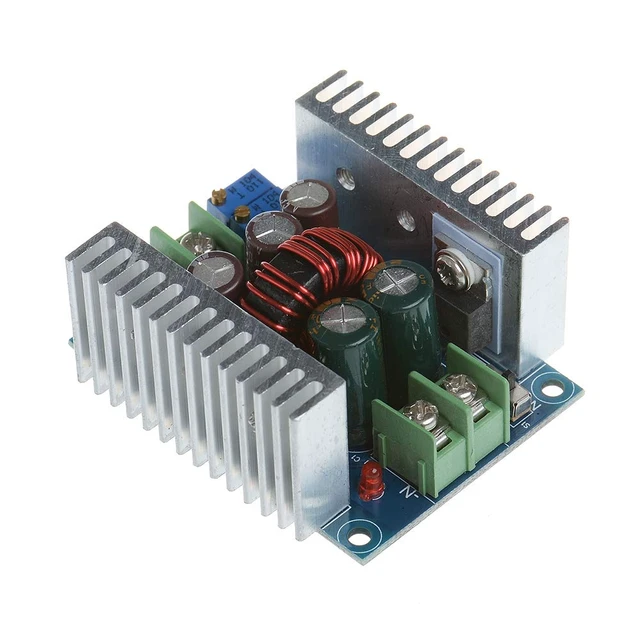 Alt view image 4 of 7 - 2PCS CC CV DC 6-40V to 1.2-36V Buck Converter20A 300W Constant Current, Adjustable Step Down Voltage Regulator, Power Supply Module, with Short Circuit Protection Function
