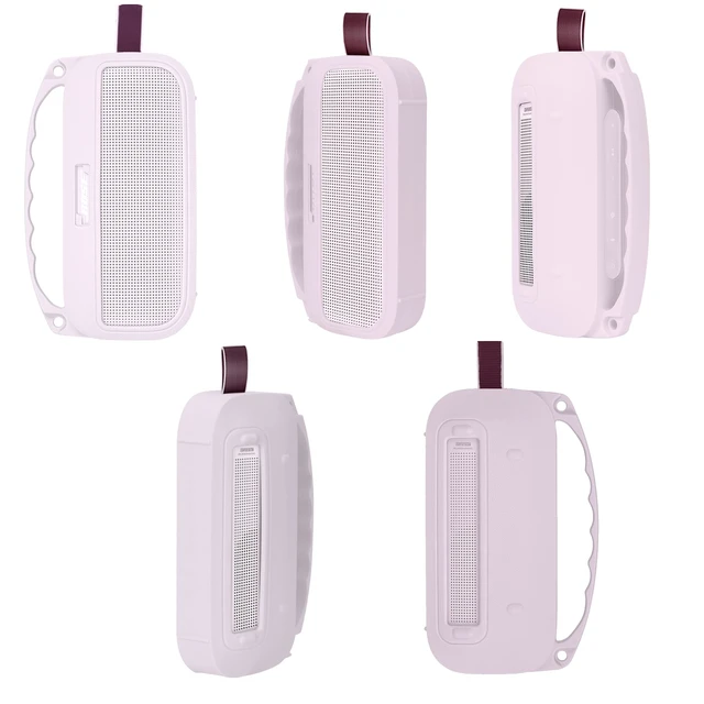 Alt view image 6 of 7 - 2nd Gen Silicone Cover Compatible with Bose SoundLink Flex 2nd Gen/SoundLink Flex Portable Speaker (Petal Pink Cover)