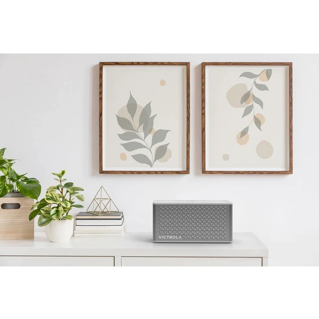 Alt view image 7 of 7 - Music Edition 2 Tabletop Bluetooth Speaker, IP67 Water & Dust Resistant, 20 Hr Battery Life, Multi-Speaker Pairing, Premium Sound & Passive Bass Radiator, Wireless & USB-C Charging (Silver)