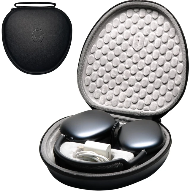 Main image of AirPods Max Case Ultra-Slim with Smart Sleep Mode Full Protection Water-Resistant, Slim Lightweight Hard Organizer Headphones Case AirPod Max Accessories Fits 1st 2nd Gen