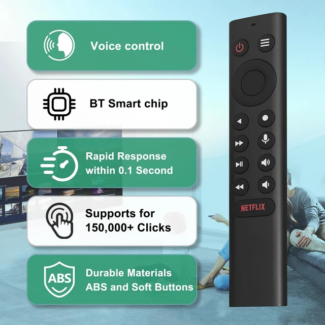 Alt view image 4 of 6 - Voice Remote Control for NVIDIA Shield TV and Shield TV Pro, Compatible with Streaming Players of 2015, 2017 and 2019 Models. Simple Pairing, Ready to use as Soon as You get it