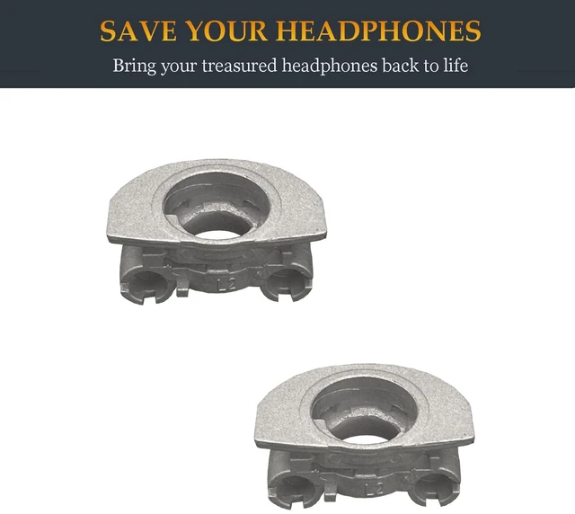 Alt view image 3 of 6 - WH-1000XM4 Hinge Swivels as Same as the OEM XM4 Hinge Spins Accessories Replacement Parts Compatible with Sony WH-1000XM4 Noise Cancelling Headphones (Silver)