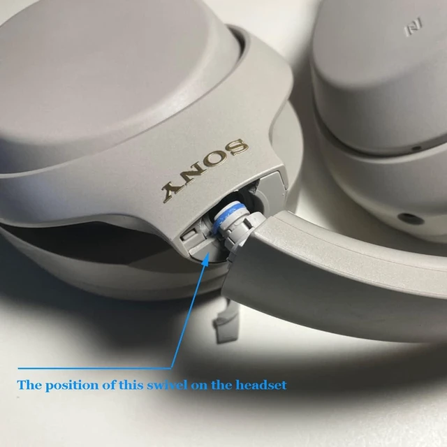Alt view image 6 of 6 - WH-1000XM4 Hinge Swivels as Same as the OEM XM4 Hinge Spins Accessories Replacement Parts Compatible with Sony WH-1000XM4 Noise Cancelling Headphones (Silver)